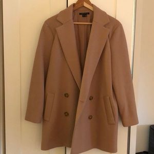 Theory Camel Wool Coat